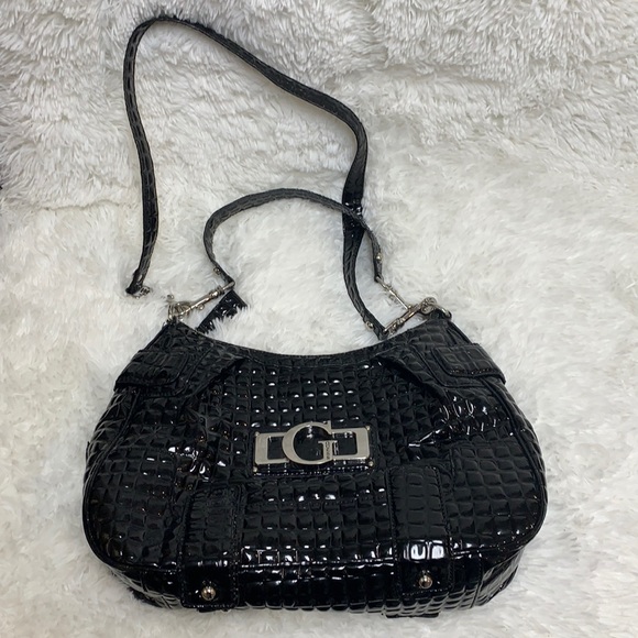 Guess Bags Large Black Guess Hobo Shoulder Satchel Bag Poshmark